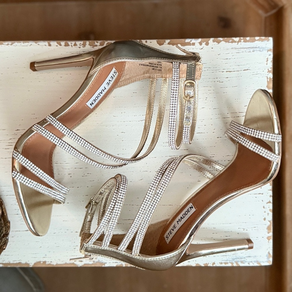 Steven Madden Fiffi Embellished Heels - Picture 5 of 11